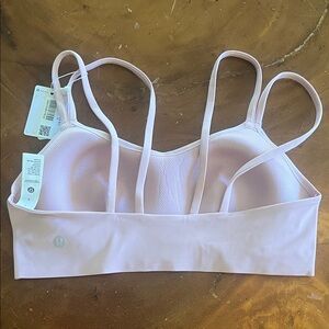 lululemon athletica Light lilac Strappy Sports Bra